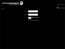Tablet Screenshot of istitutomarangoni.org